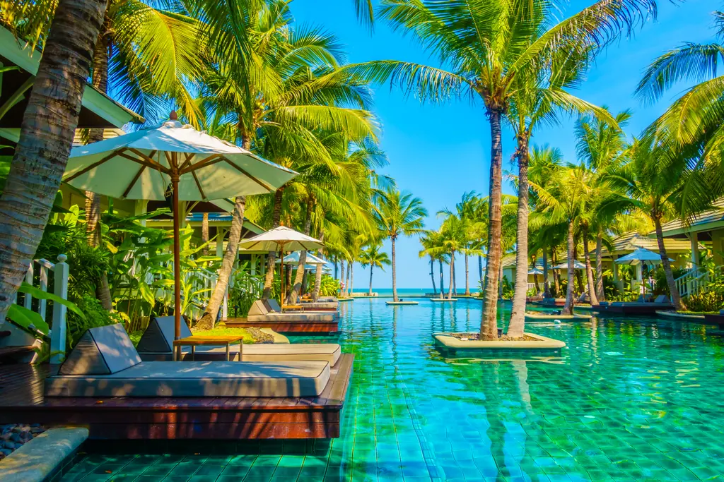 Bali lush rice terraces and coastal temples